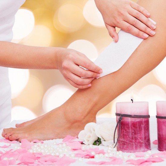 Αποτρίχωση με ζεστό κερί και με ρολέτα